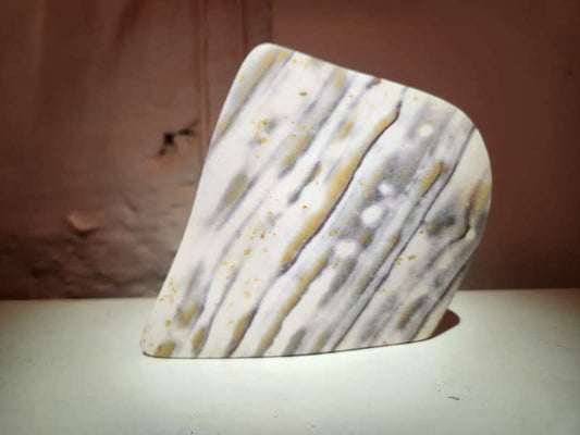 Striped zebra stone